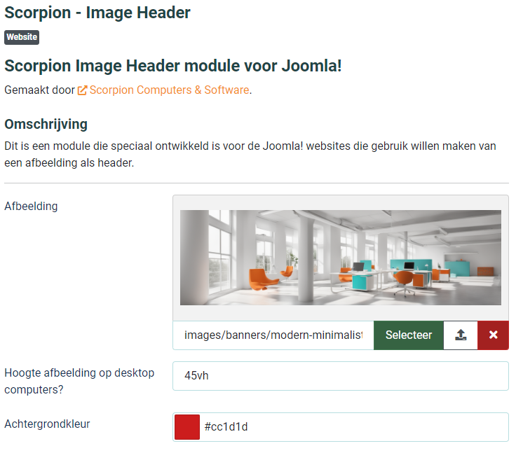 Scorpion Image Header