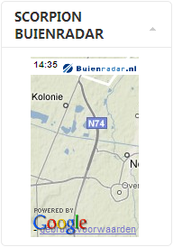 Scorpion Buienradar module
