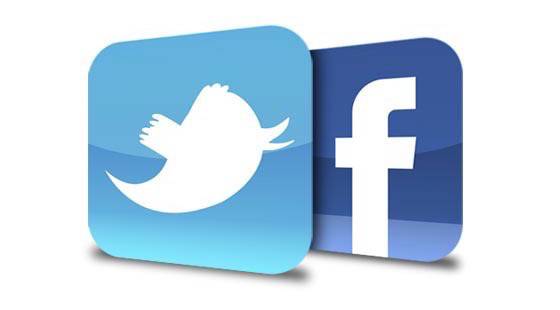 twitter facebook