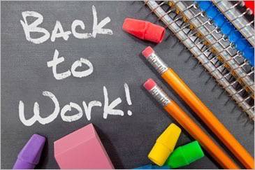 Vakantie weer voorbij